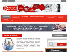 Tablet Screenshot of oswiata.gowork.pl